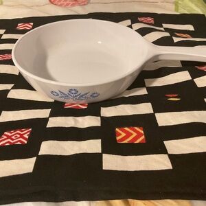 Vintage Corning Ware Cornflower 16 1/2 Skillet